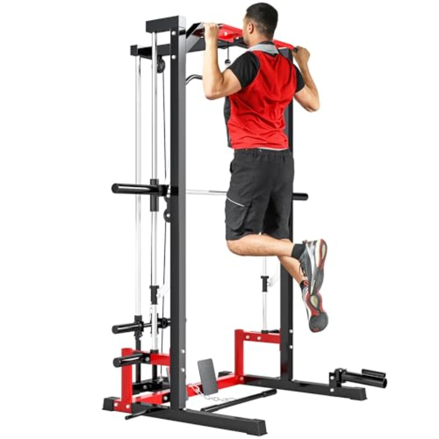 Squat Rack Power - 파워 케이지 스미스 머신 다기능 파워