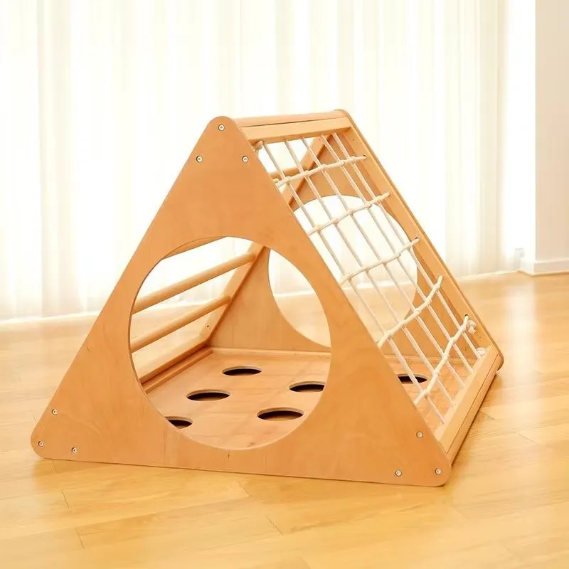 Home Gym For Toddlers - MDF 모던 유아용 피클러 삼각형 플레이짐