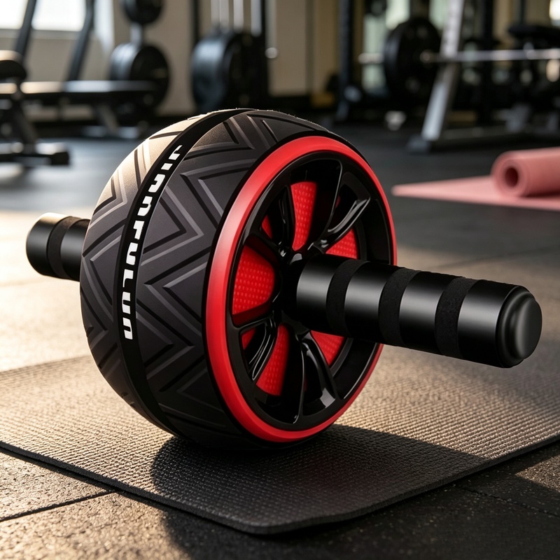 Home Gym Kit For Men - 미끄럼 방지 복근 롤러 휠, 남녀
