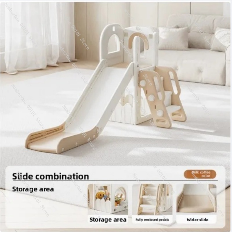 Home Gym For Toddlers - 2-in-1 실내 슬라이드 및 그네 세트,