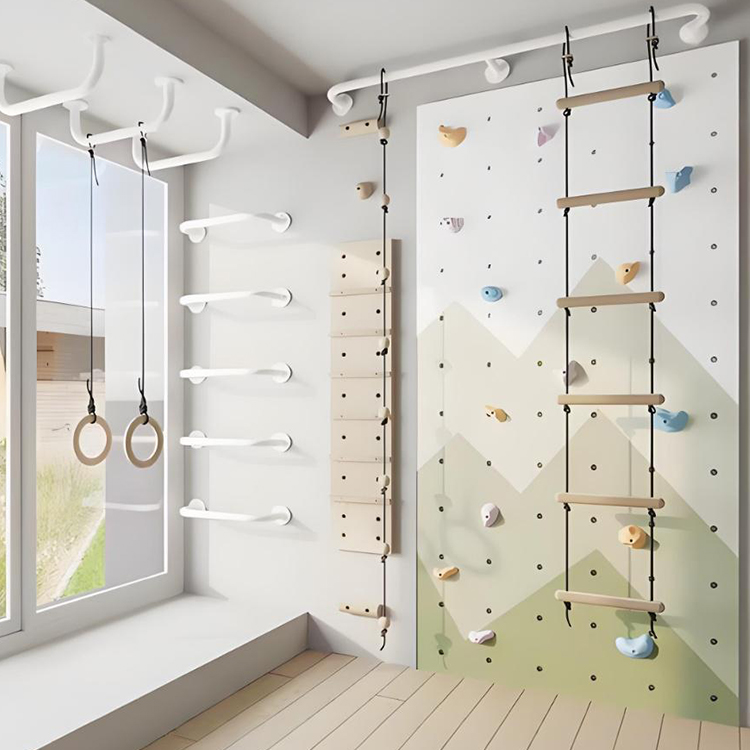 Home Gym For Toddlers - 어린이 실내 놀이짐 클라이머, 슬라이드, 링,