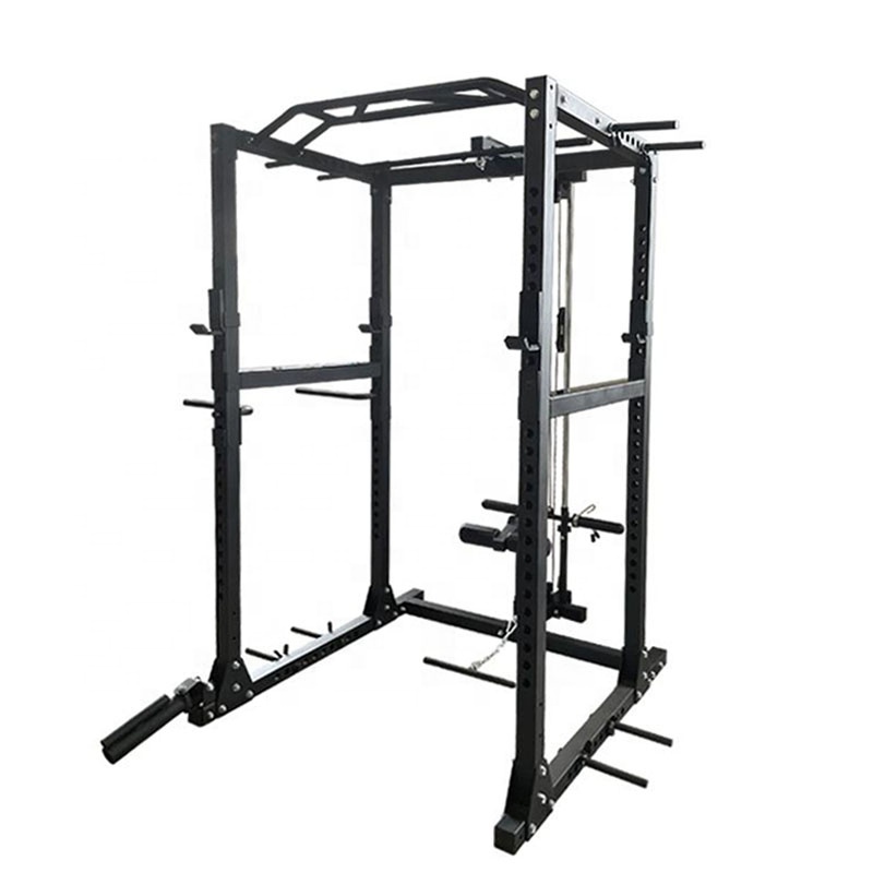 Squat Rack Power - 상업용 파워 케이지 랫풀다운 케이블 크로스오버
