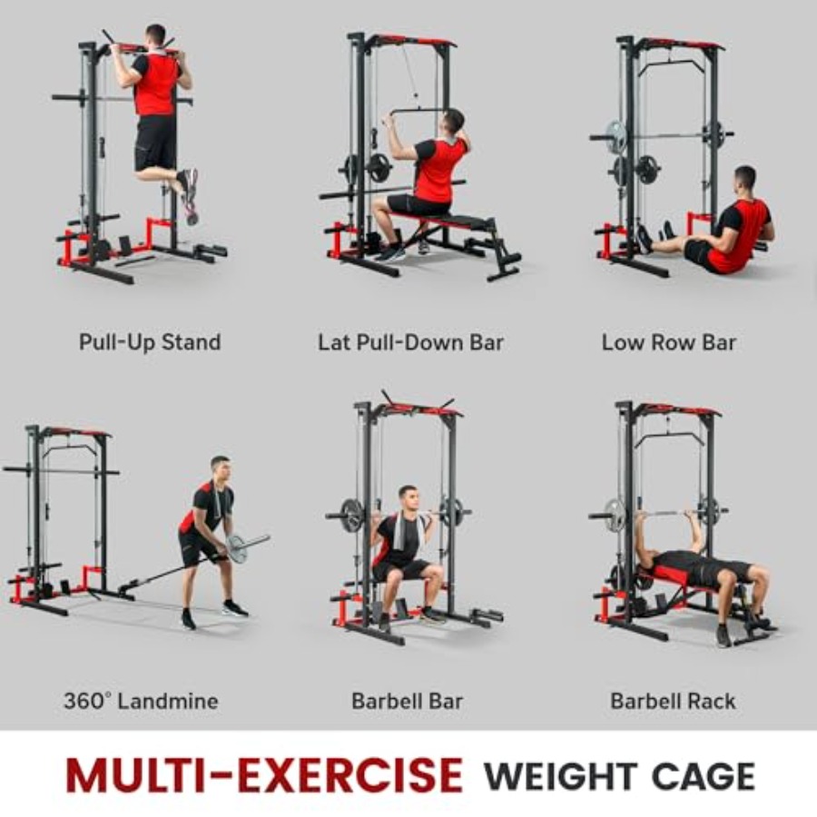 파워 케이지 스미스 머신 다기능 파워 랙 (풀업 바,  - Squat Rack Power 리뷰 및 가격