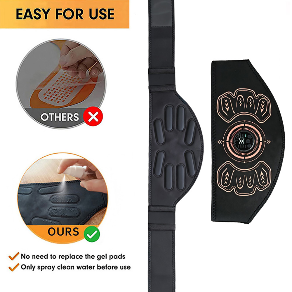 스마트 피트니스 벨트 근육 토너 복근 트레이너 USB  - Home Gym Kit For Men 리뷰 및 가격