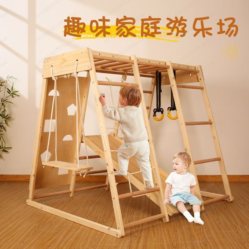 표준형 실내용 나무 클라이밍 놀이 세트, 슬라이드, 그 - Home Gym For Toddlers 리뷰 및 가격