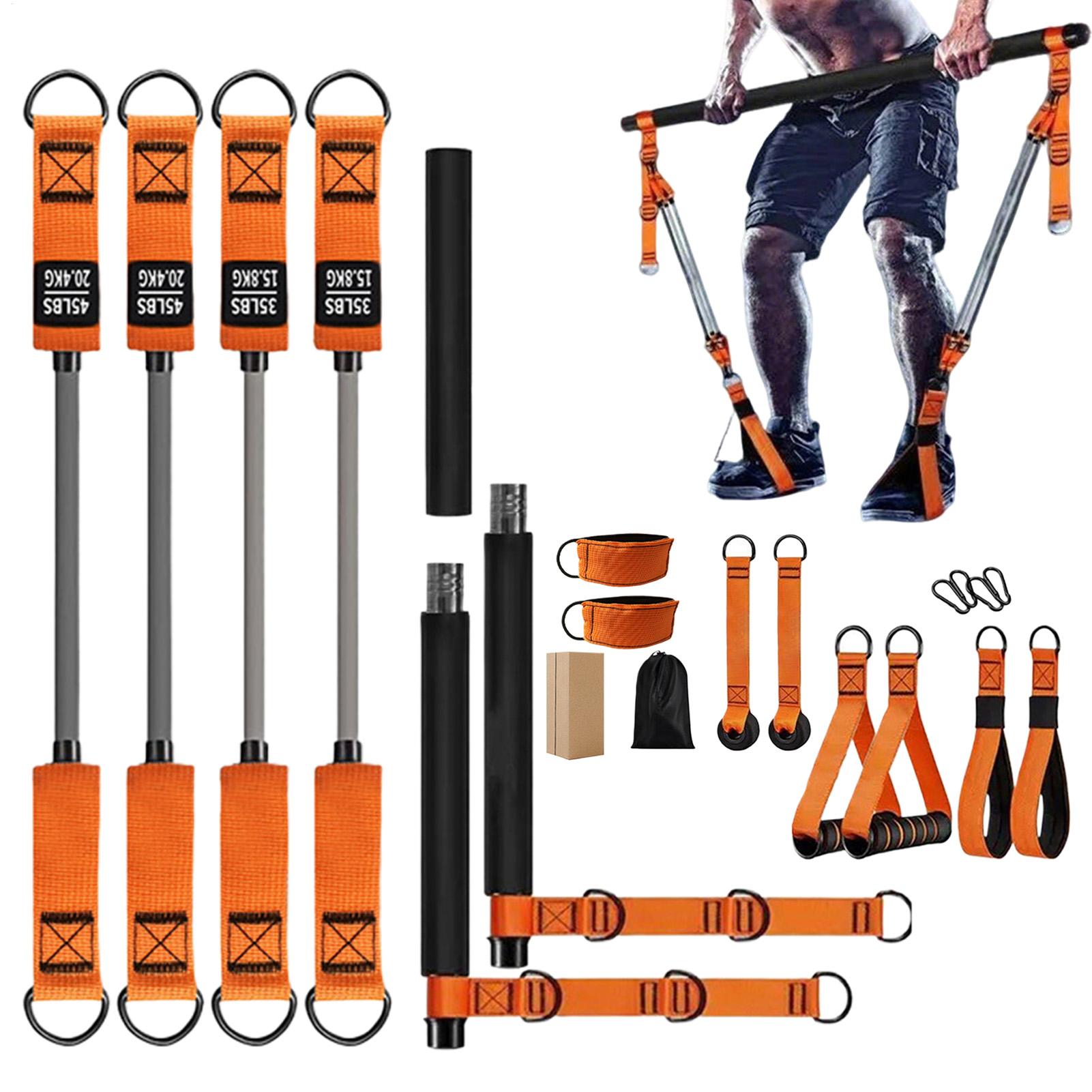 휴대용 필라테스 바 키트 체육관 스쿼트 운동 장비 홈  - Home Gym Kit For Men 리뷰 및 가격