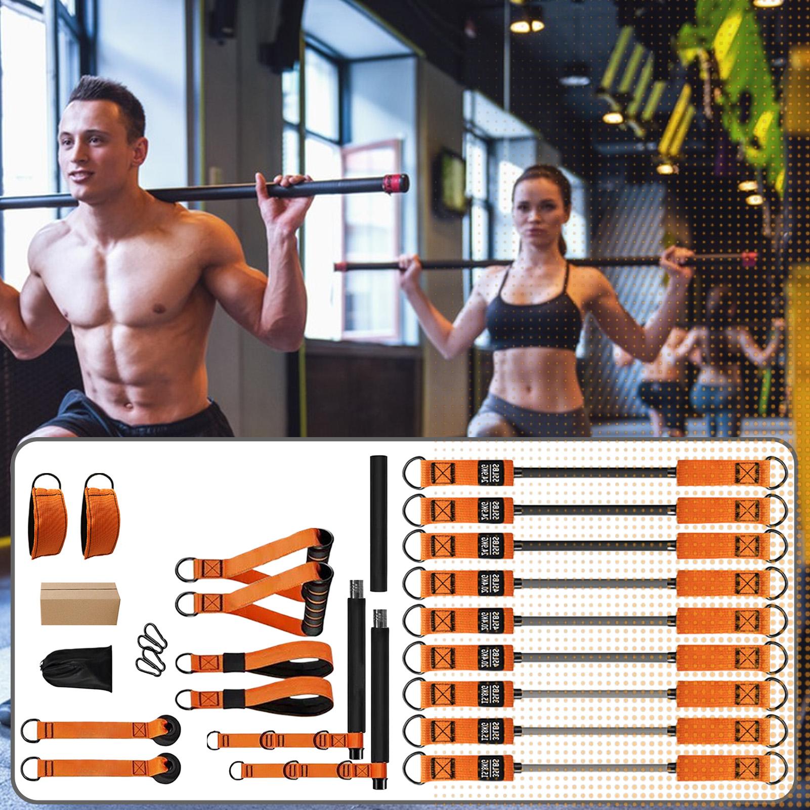 휴대용 필라테스 바 키트 체육관 스쿼트 운동 장비 홈  - Home Gym Kit For Men 리뷰 및 가격