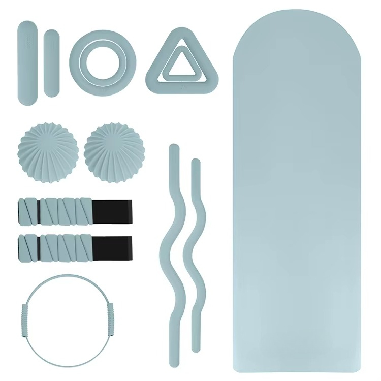 요가 필라테스 용품 세트, 타원형 PU 운동 매트, 실 - Home Gym Kit For Men 리뷰 및 가격